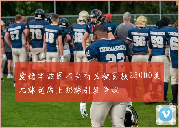 爱德华兹因不当行为被罚款25000美元球迷席上扔球引发争议